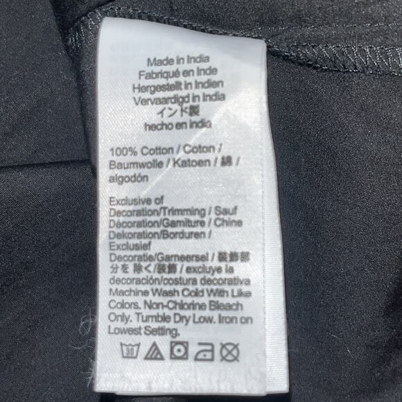 NWT MADEWELL Peony Smocked Maxi Dress Size Extra Large Black - Picture 8 of 8